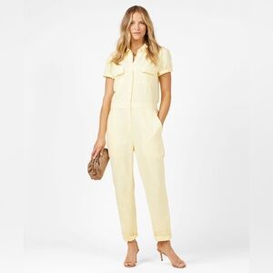 NWT Outerknown Light Yellow Women's Jumpsuit